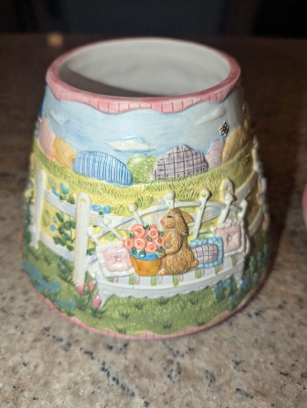 Yankee Candle Shade Topper & Base Easter / Spring - Picture 3 of 10